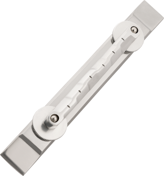 Bigsby Conventional Bridge Assembly Plain G Polished Aluminum