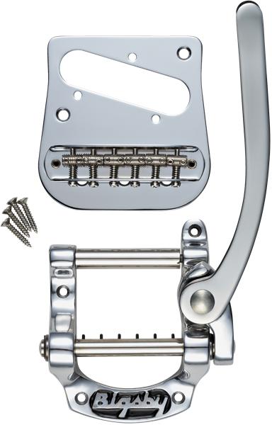 Bigsby B5 Telecaster Modification Vibrato Kit, Polished Aluminum