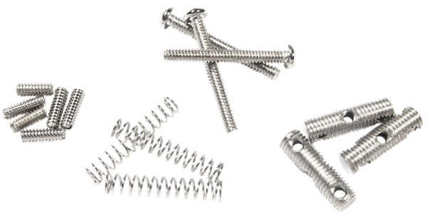 Fender Pure Vintage '64 Telecaster Saddle Kit, Nickel