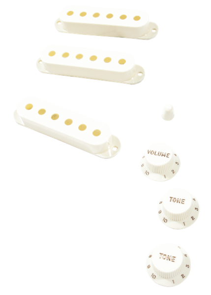 Fender Accessory Kit, Pure Vintage '60s Stratocaster, Vintage White