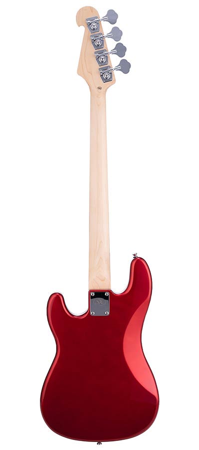 SX BD2/CAR P-style electric bass guitar candy apple red