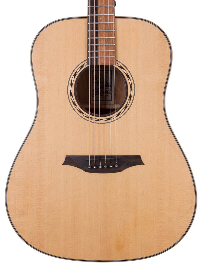 Bromo BAT1 Tahoma Series dreadnought guitar with solid spruce top