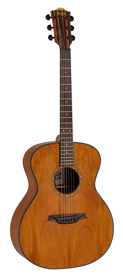 Bromo BAT2M Tahoma Series auditorium guitar with solid mahogany top