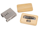 Halon JB-1133-22-M offset guitar bridge, metric posts