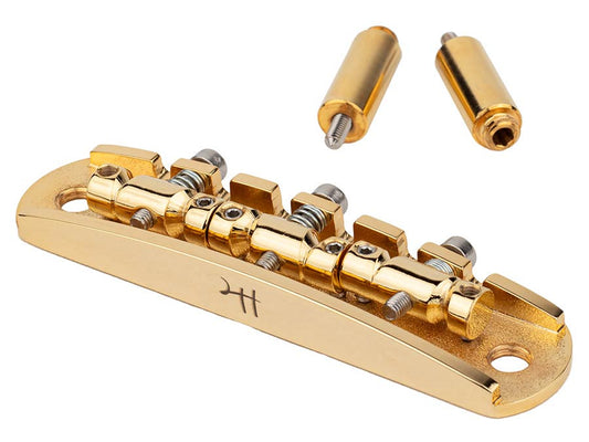 Halon JB-1144-11-A Halon offset guitar bridge, imperial posts