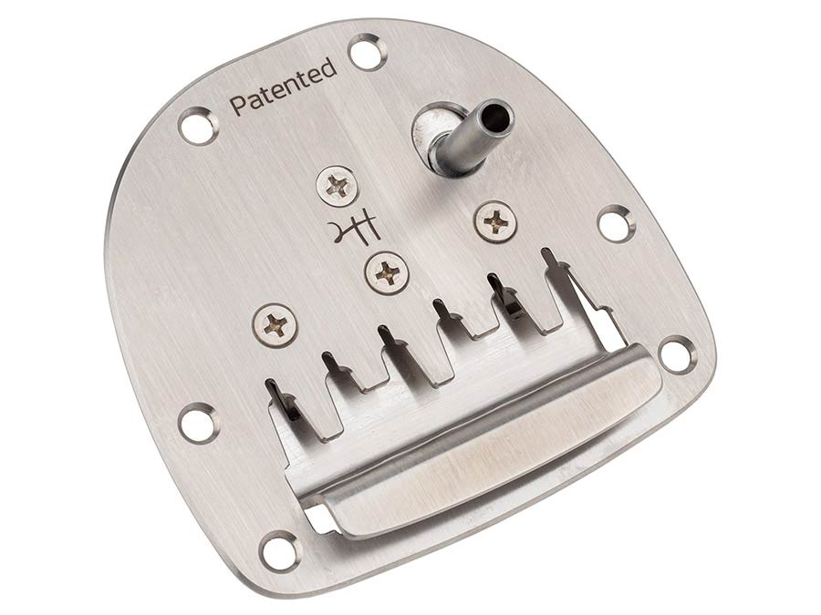 Halon JPV-2211-22C offset guitar patented vibrato, full stainless