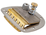 Halon JPV-2311-22C offset guitar patented vibrato, stainless steel with MS-58 brass string plate