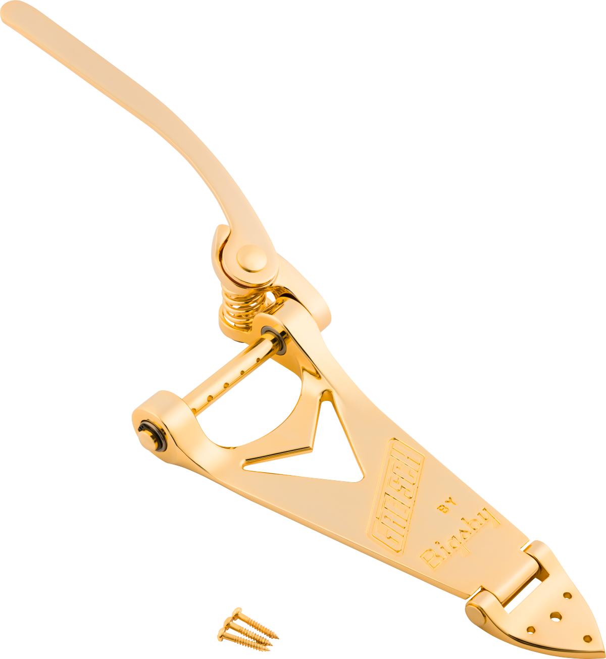 Gretsch Branded Tailpiece, Bigsby B6, String-Thru, Gold