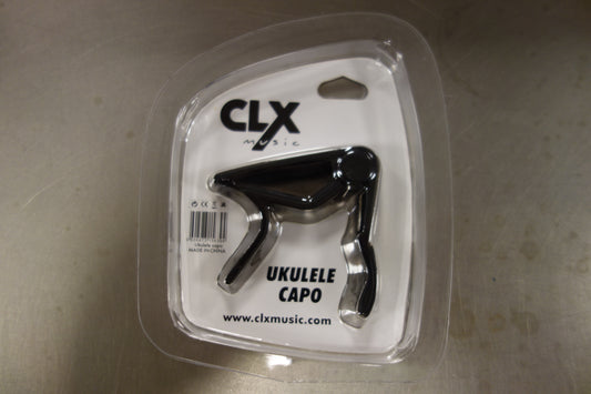 CLX Ukulele Capo Black