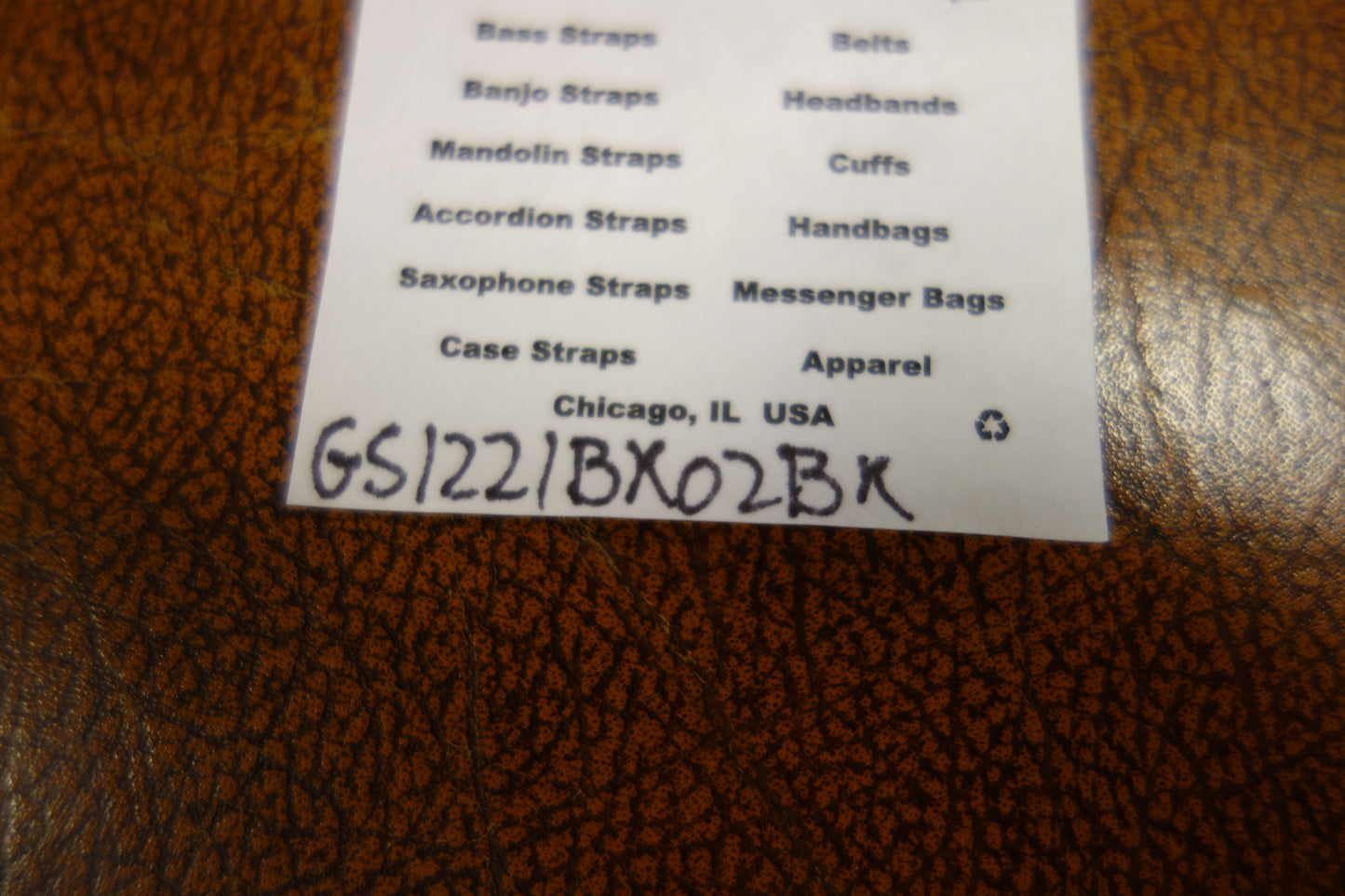 Souldier Guitar Strap LTD Blue Deco GS1221BK02BK