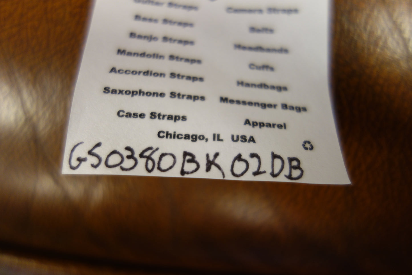 Souldier Guitar Strap LTD Vintage Deco GS0380BK02DB