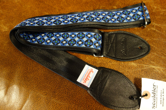 Souldier Guitar Strap LTD Blue Deco GS1278BK04BK