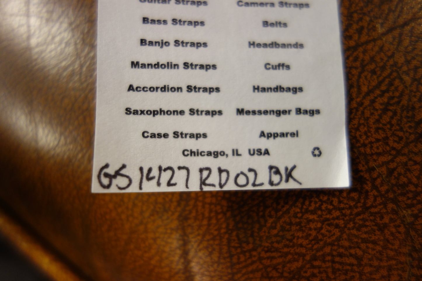 Souldier Guitar Strap LTD Red Deco GS1427RD02BK