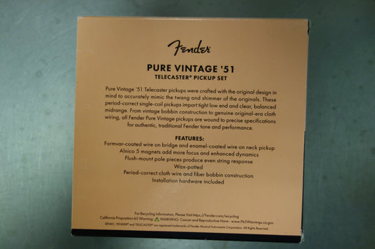 Fender Pure Vintage '51 Telecaster Pickup Set