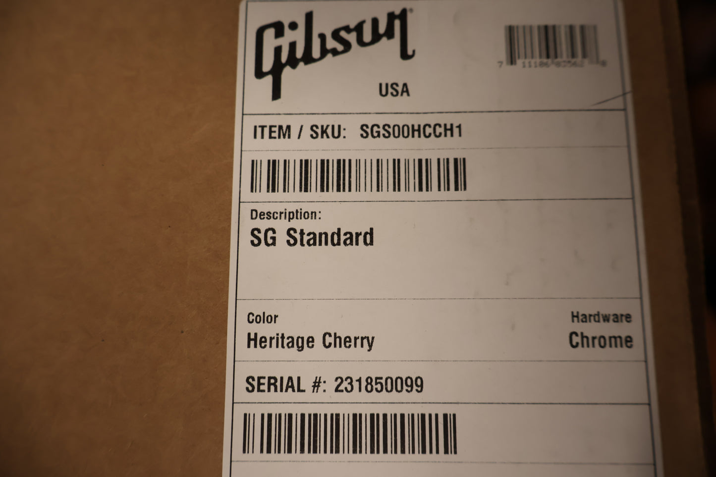 Gibson SG Standard Cherry