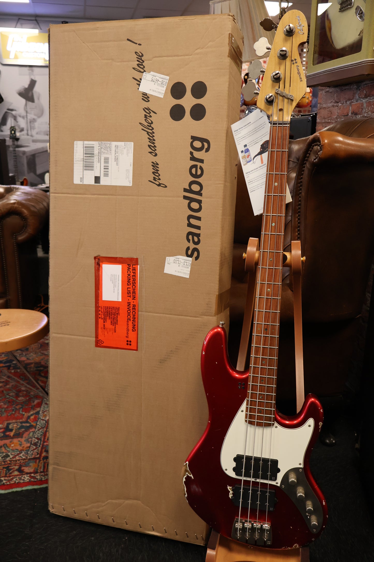 Sandberg California II Hardcore Aged Red Metallic