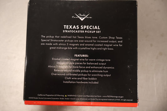 Fender Custom Shop Texas Special Strat Pickups, (3)