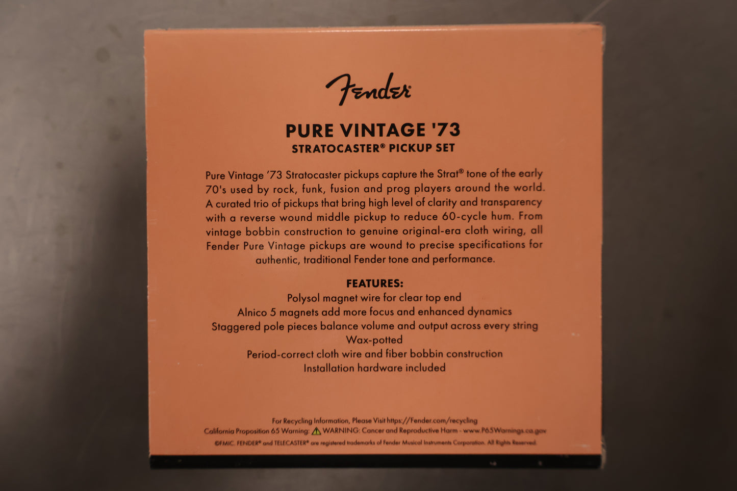 Fender Pure Vintage '73 Stratocaster Pickup Set