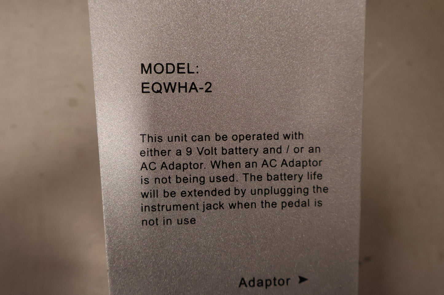 Tube Amp Doctor EQWHA-2 (USED)