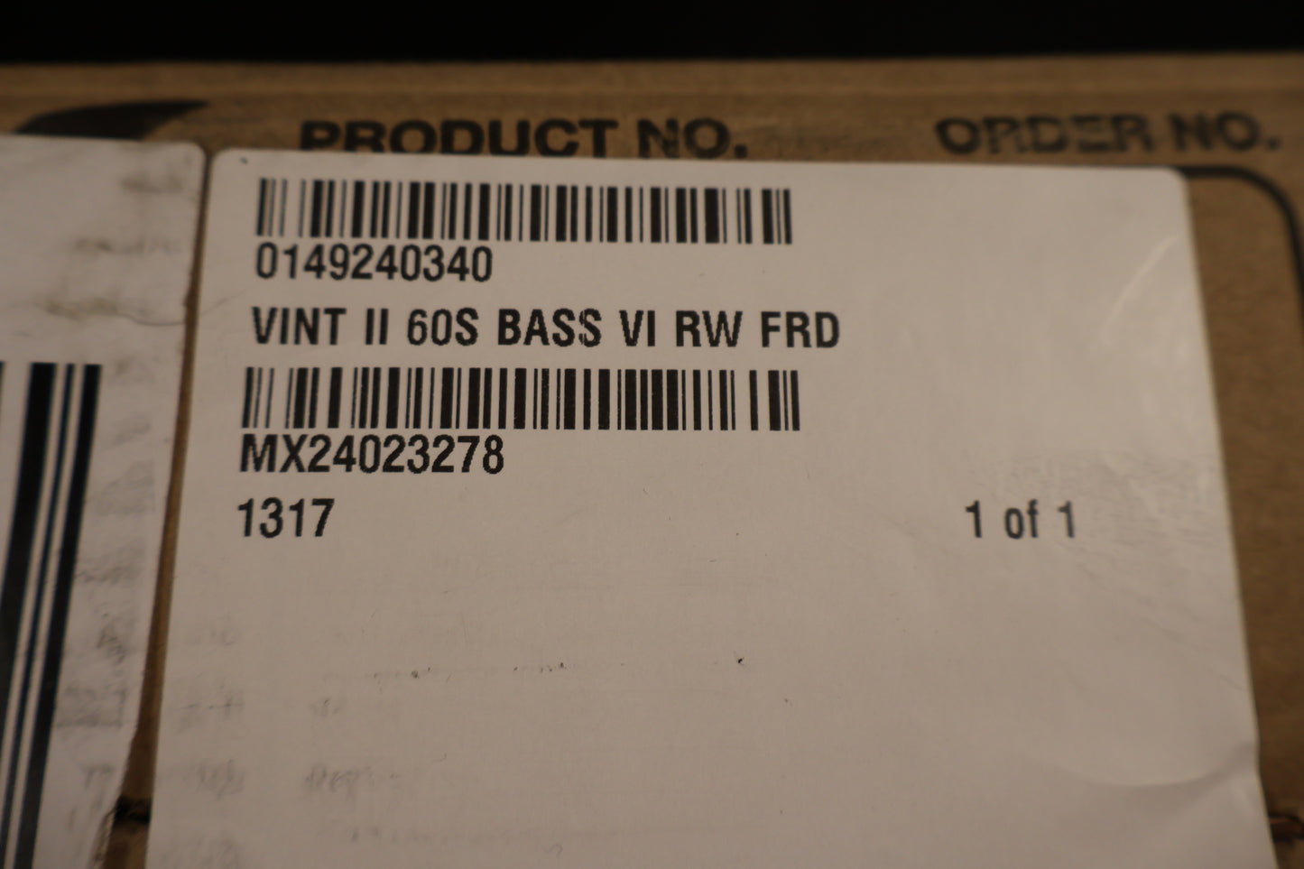 Fender Vintera II '60s Bass VI Fiesta Red (B-Stock)