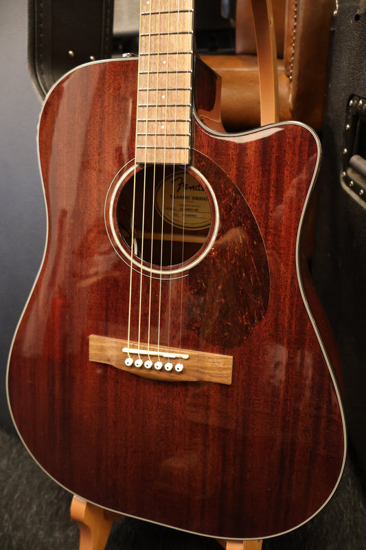 Fender CD-140SCE Dreadnought All-Mahogany w/Case (Used)