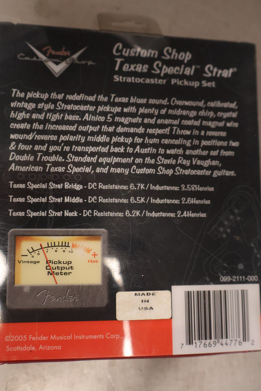 Fender Custom Shop Texas Special Strat Pickups, (3) (NOS)
