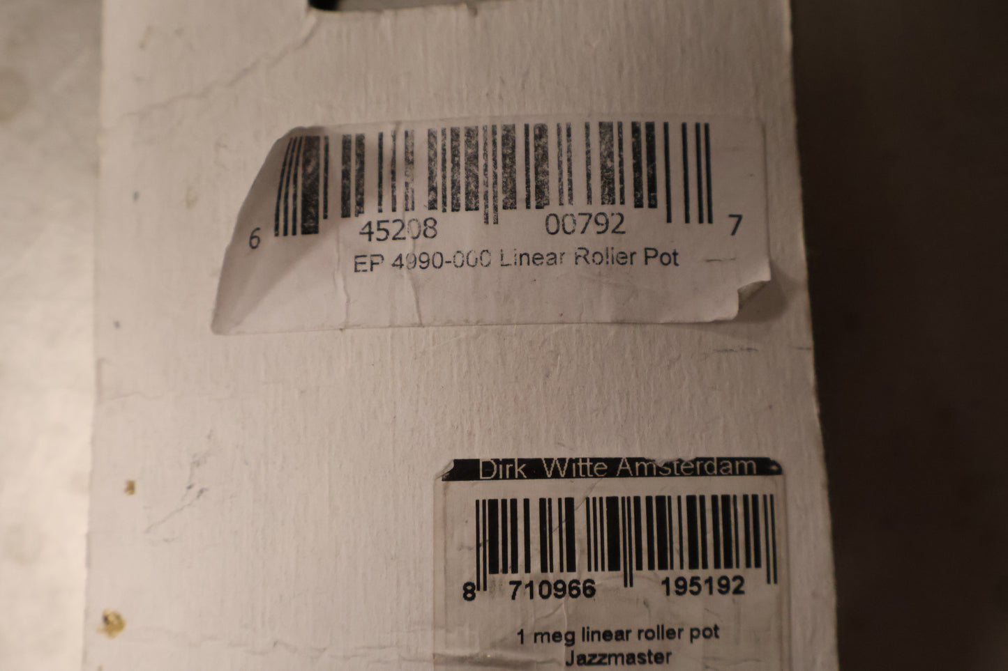 Allparts 1 Meg Solid Shaft Linear Roller Pot EP-4990-000