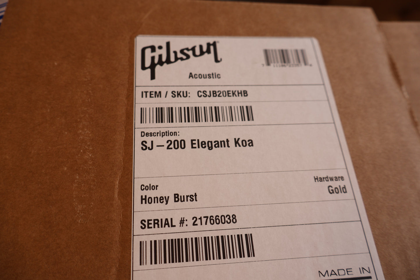 Gibson SJ-200 Custom Elegant Koa