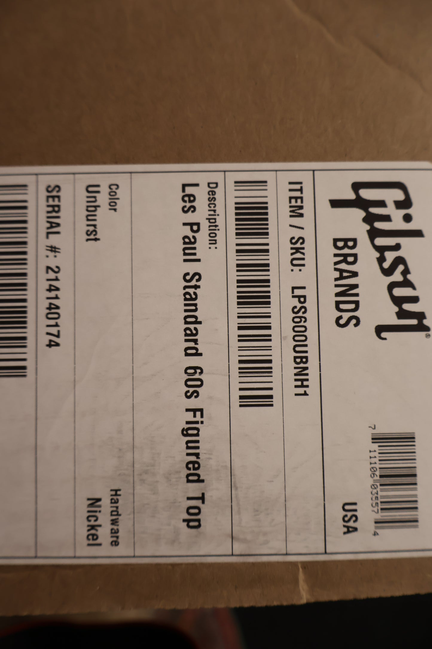 Gibson Les Paul Standard 60s Figured Top Unburst