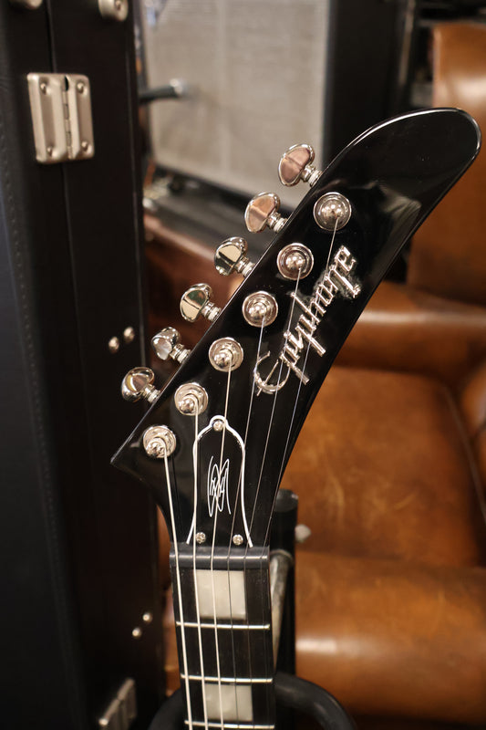 Epiphone Lzzy Hale Explorer Custom, Black Diamond Holographic Sparkle