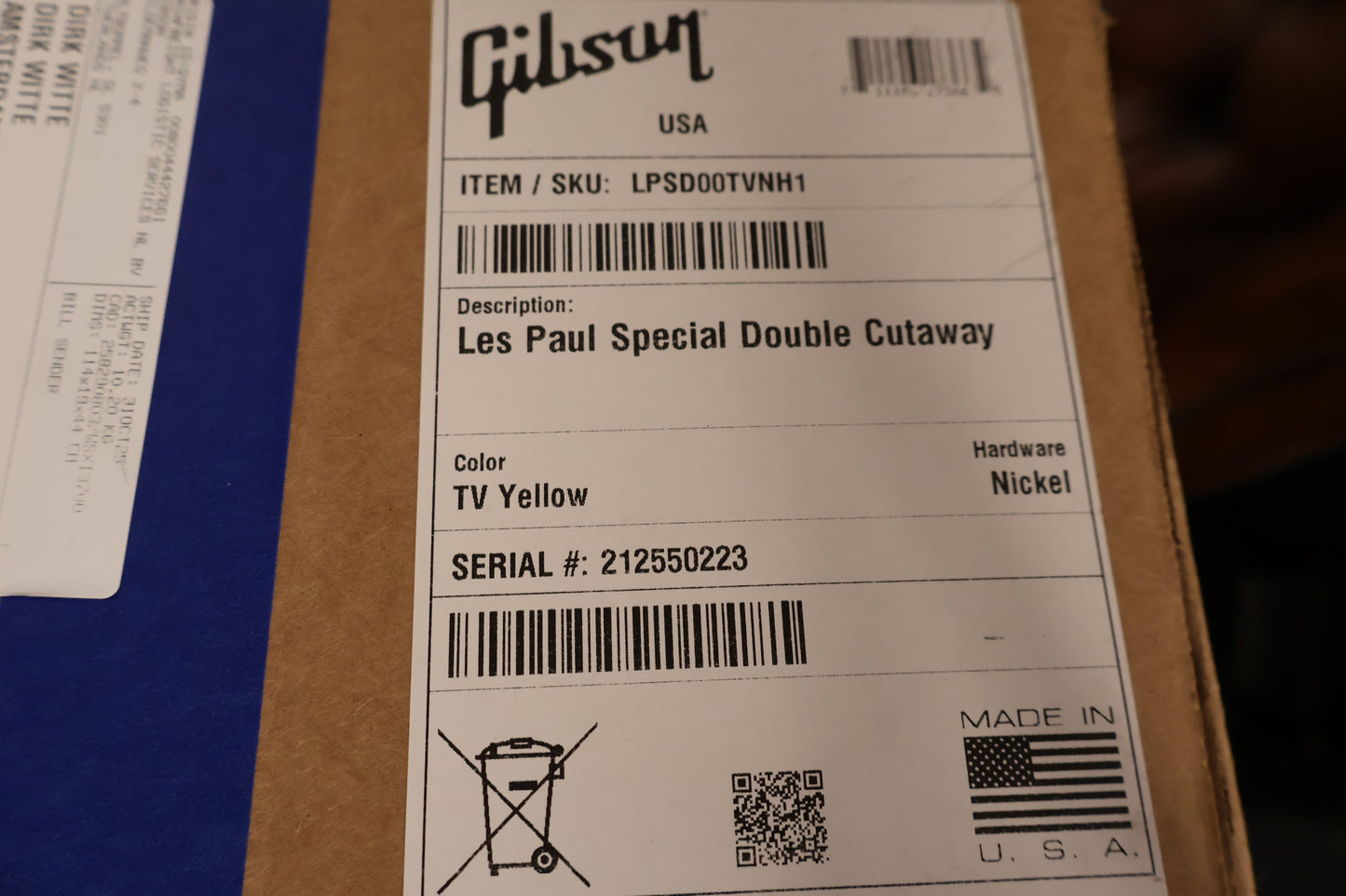 Gibson Les Paul Special Double Cutaway TV Yellow