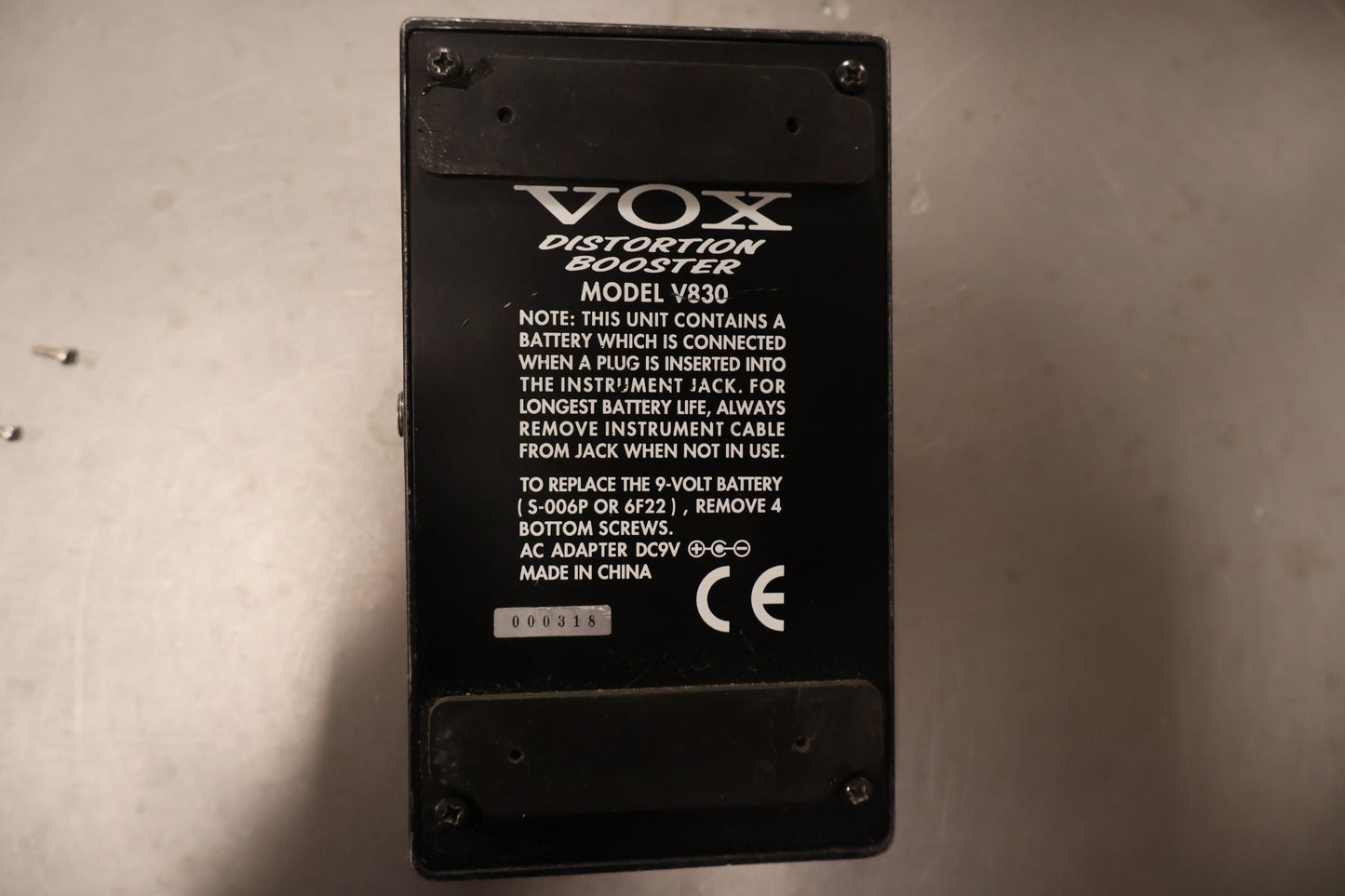 Vox V-830 Distortion Booster (Used)