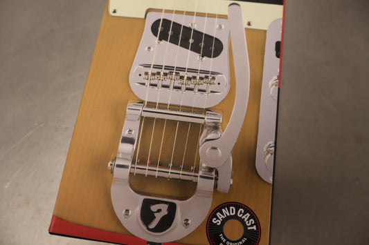 Bigsby B5F Fender Telecaster Vibrato Kit with Fender "F" Stamp, Polished Aluminum