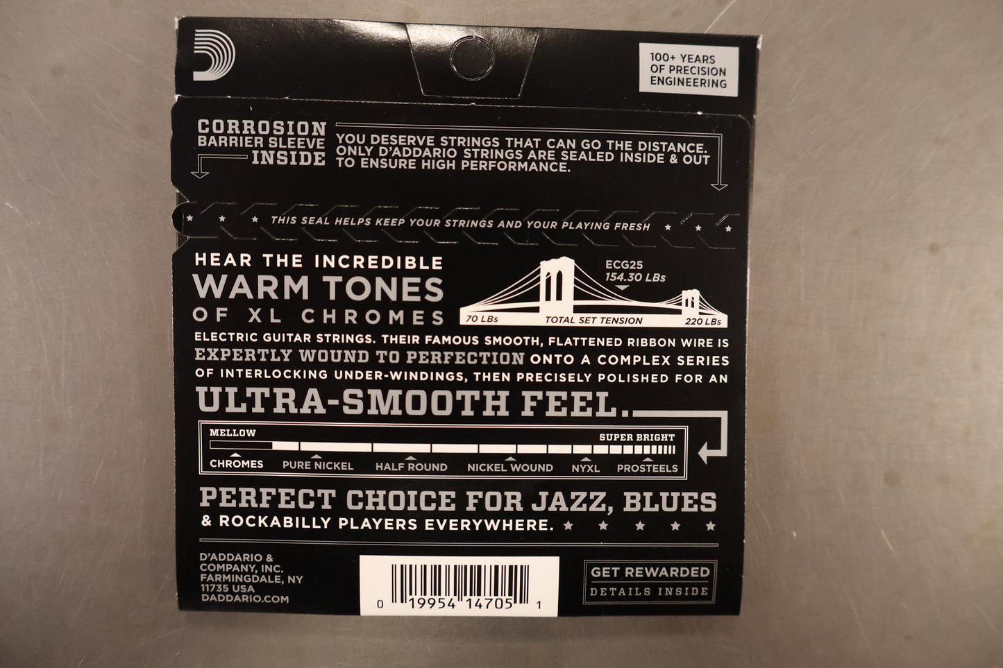 D'addario ECG-25 Chromes Lite 12-55