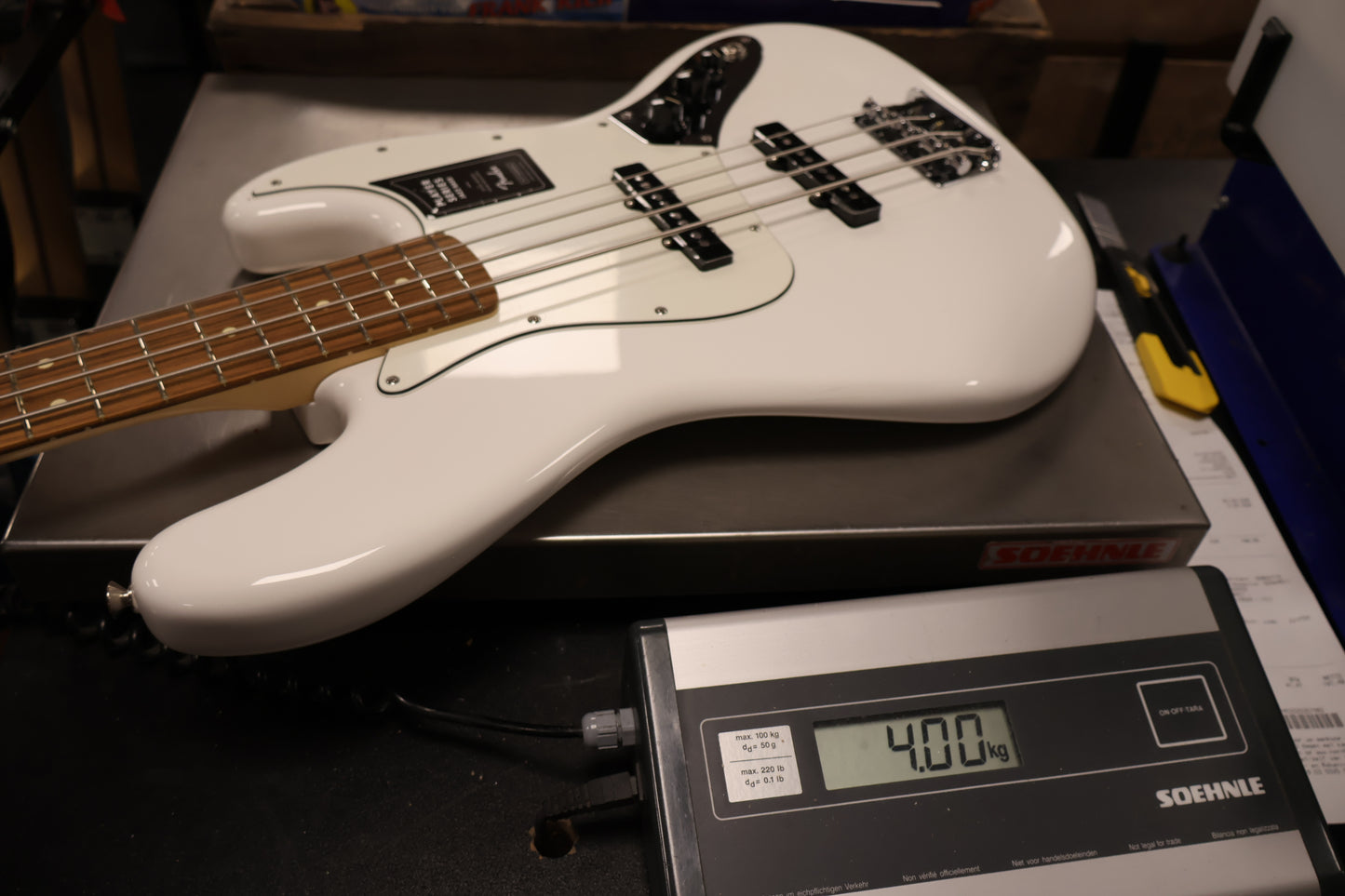 Fender Player Jazz Bass Pau Ferro Fingerboard Polar White