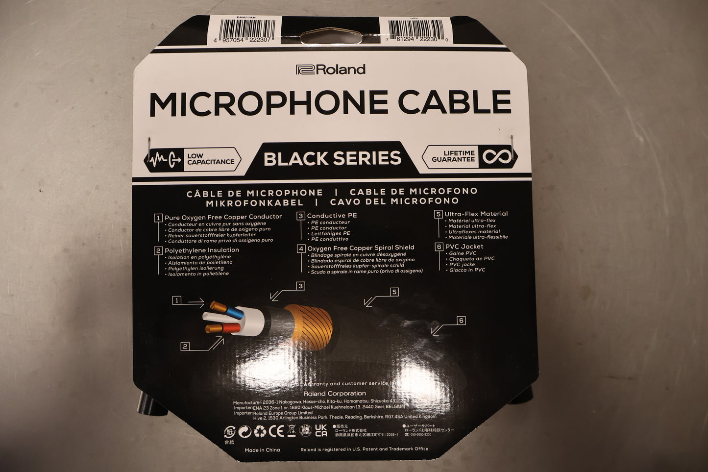 Roland RMC-B20 20FT / 6 m Microphone Cable