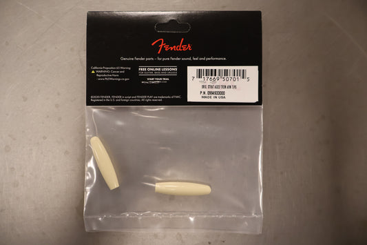 Fender Stratocaster Tremolo Arm Tips, Aged White (2)