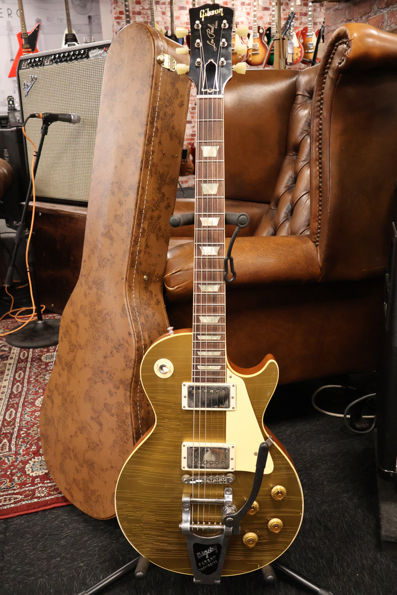 Gibson 57 Les Paul Standard Goldtop Bigsby Murphy Lab Light Aged
