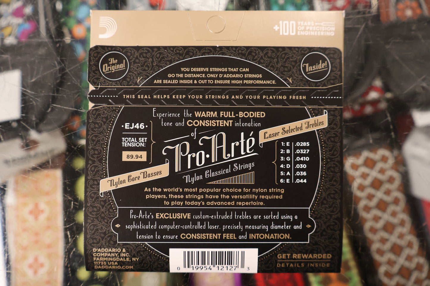 D'addario EJ46 Pro Arte Hard Tension