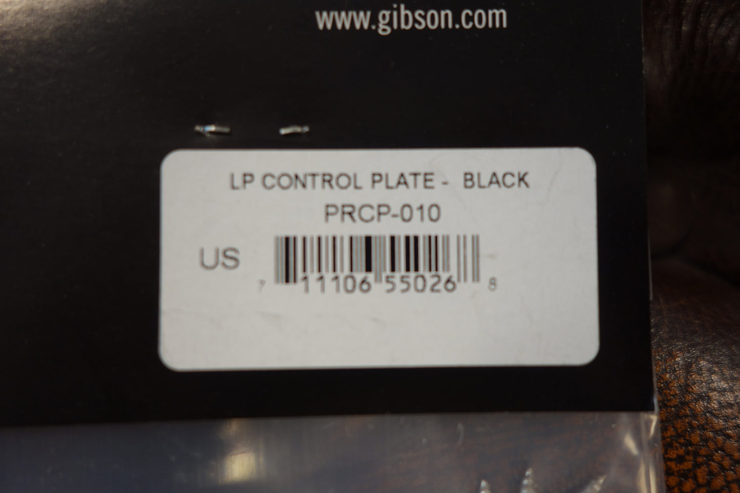 Gibson PRCP-010 Control Plate (Black)