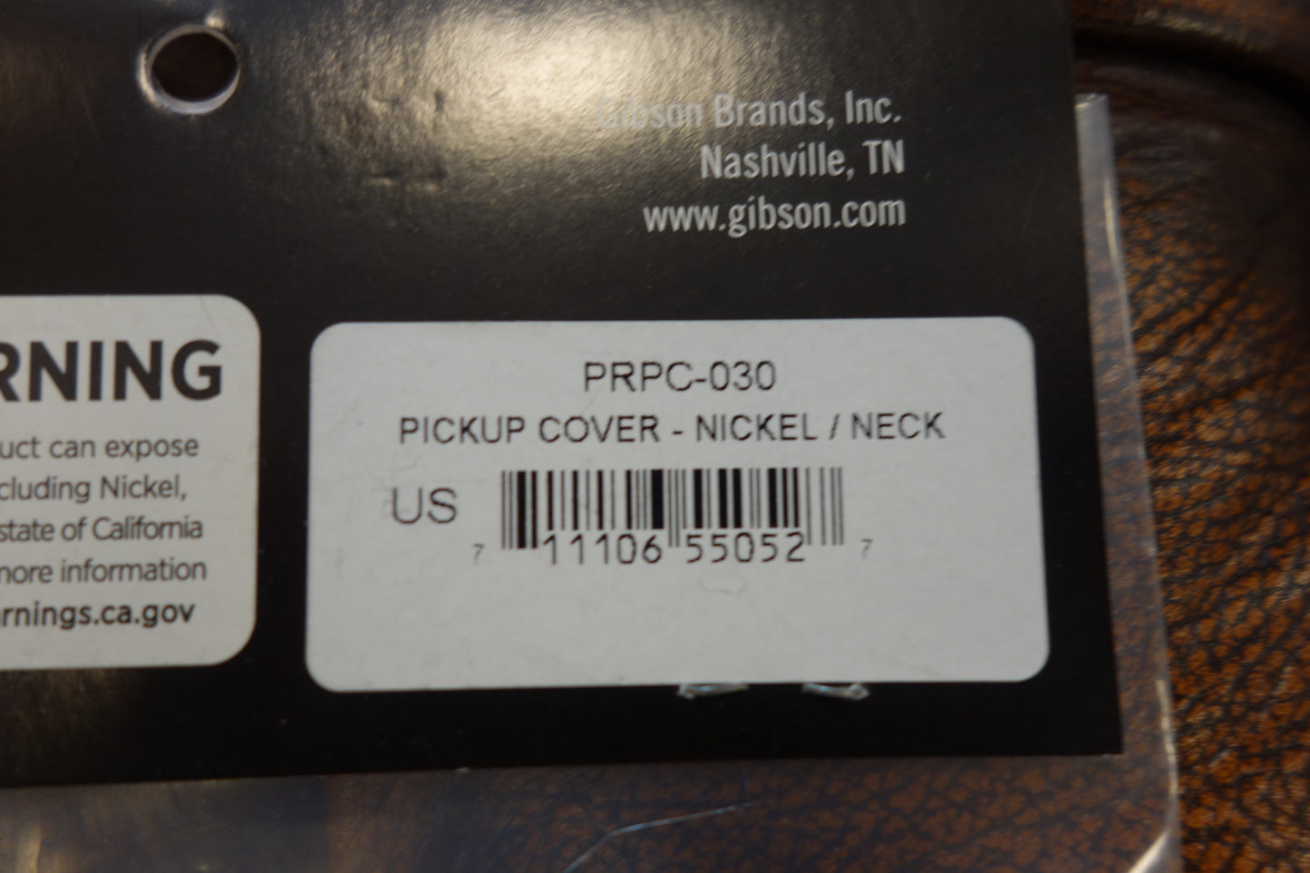 Gibson PRPC-030 Humbucker Cover, Neck (Nickel)