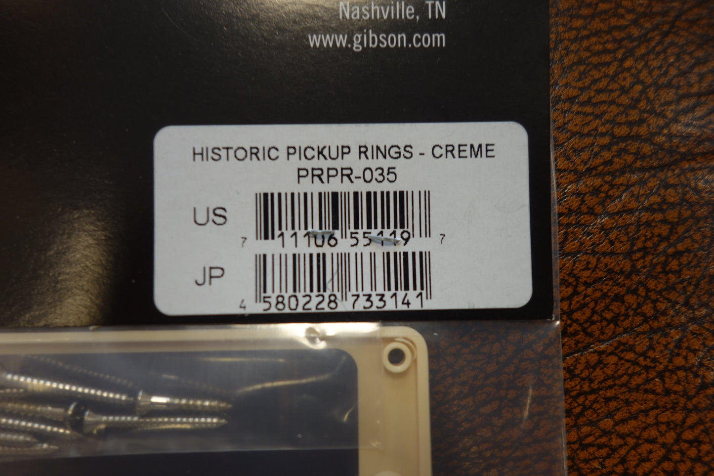 Gibson PRPR-035 Historic Pickup Rings (2 pcs.) (Cream)
