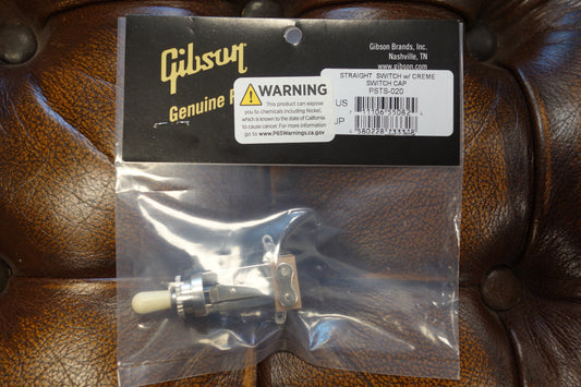 Gibson PSTS-020 Toggle Switch, Straight Type (Cream Cap)