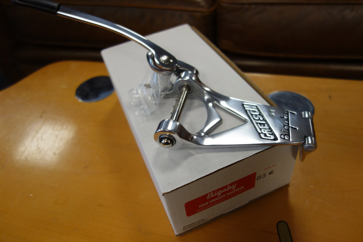 Gretsch Branded Bigsby Tailpiece, Polished Aluminum – Dirk Witte