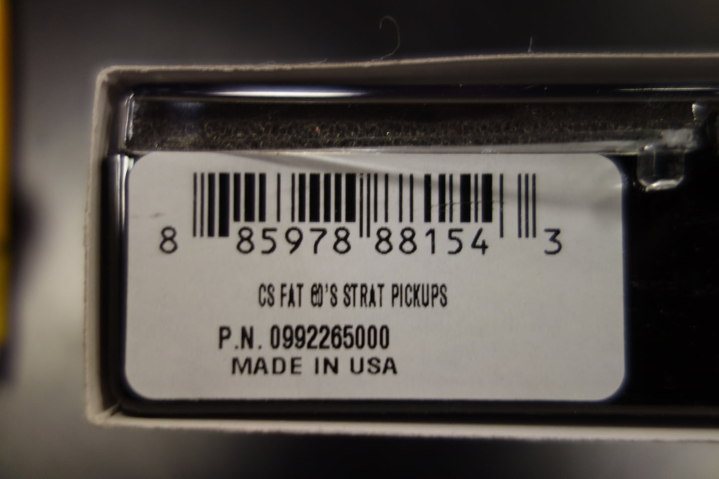 Fender Custom Shop Fat '60s Stratocaster Pickups