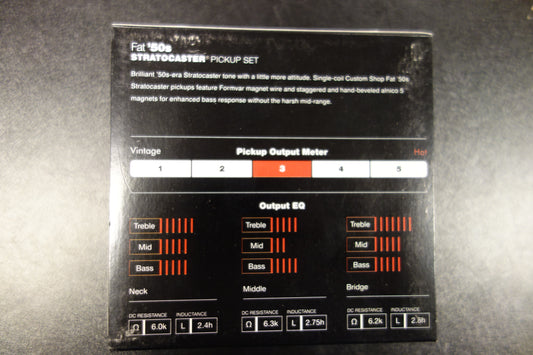 Fender Custom Shop Fat '50s Stratocaster Pickups, (3)