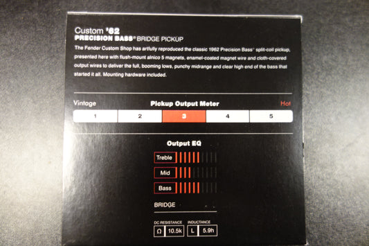Fender Custom Shop '62 Precision Bass Pickup, Black