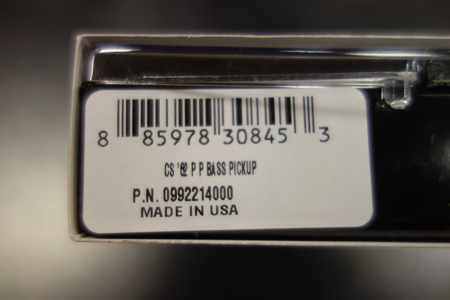 Fender Custom Shop '62 Precision Bass Pickup, Black