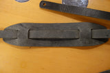 Liam's Adjustable Leather Vintage Style Guitar Strap Grey