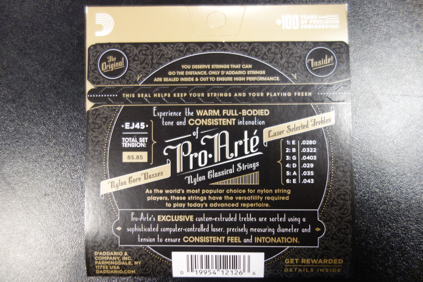 D'addario EJ45 Pro Arte Normal Tension